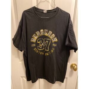 Vintage Hanes Men's Size XL Patrice Bergeron Boston Bruins NHL T-Shirt Black